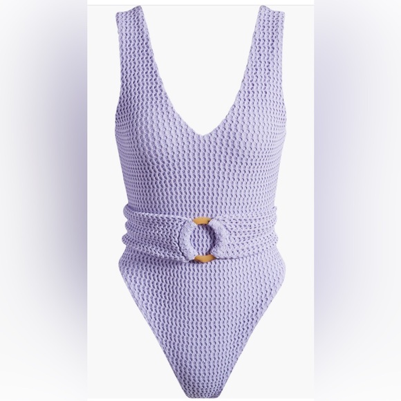 MONTCE Kim Textured Knit One-Piece Swimsuit, BRAND NEW, Size Medium, $218 - Picture 8 of 13